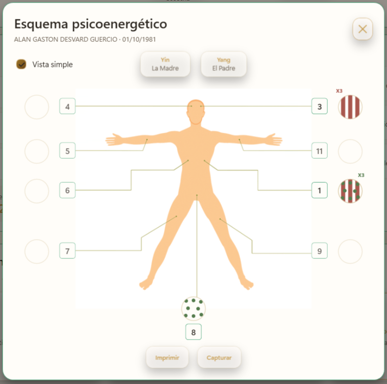 Esquema psicoenergético del Módulo 3 de EN10.